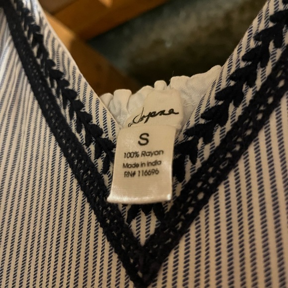 Blue and white jumper / romper - Picture 4 of 5